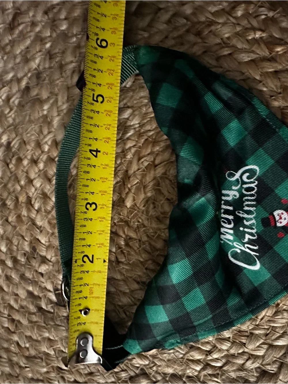 Set of 2 Green Plaid 